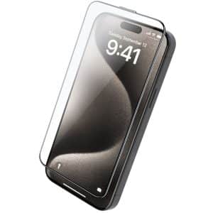گلس آسان نصب گرین لاین مدل Picasso 3D برای اپل iPhone 15 Pro (دارای کیت نصب)